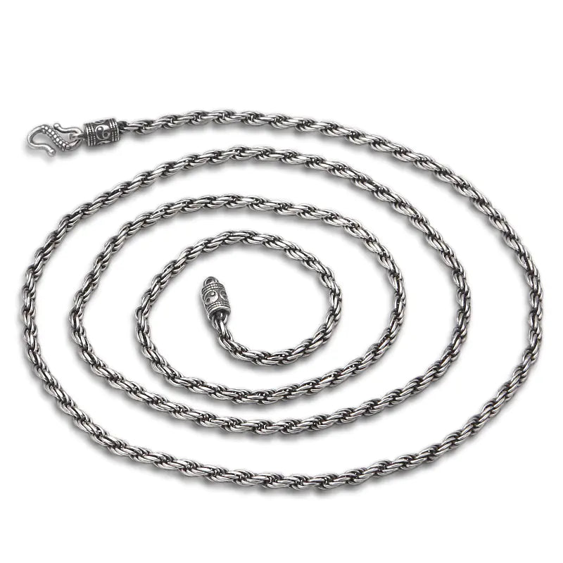 "Rope Chain" Sterling Silver Necklace